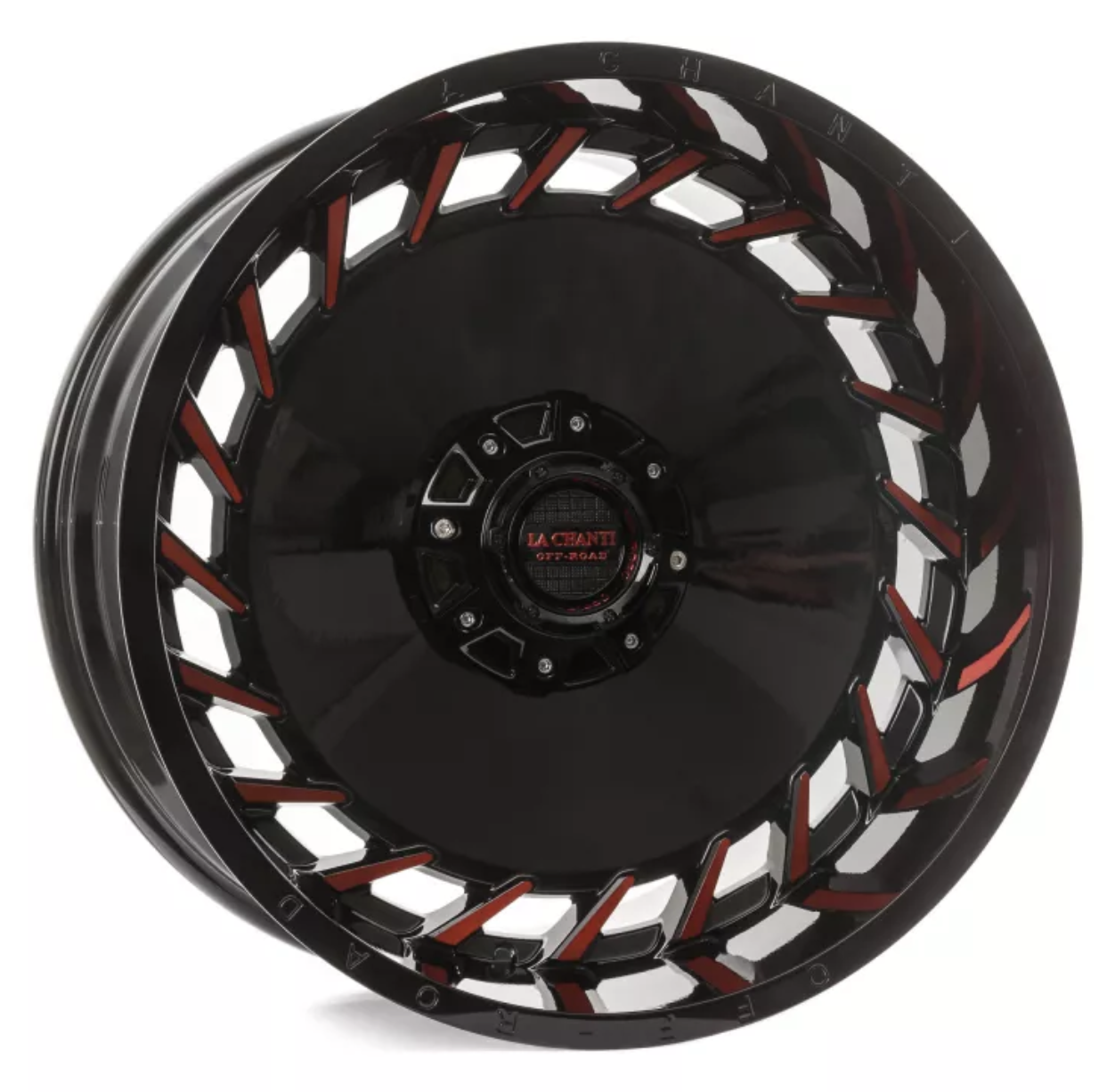 LC-OF15 Glanzschwarz Rot