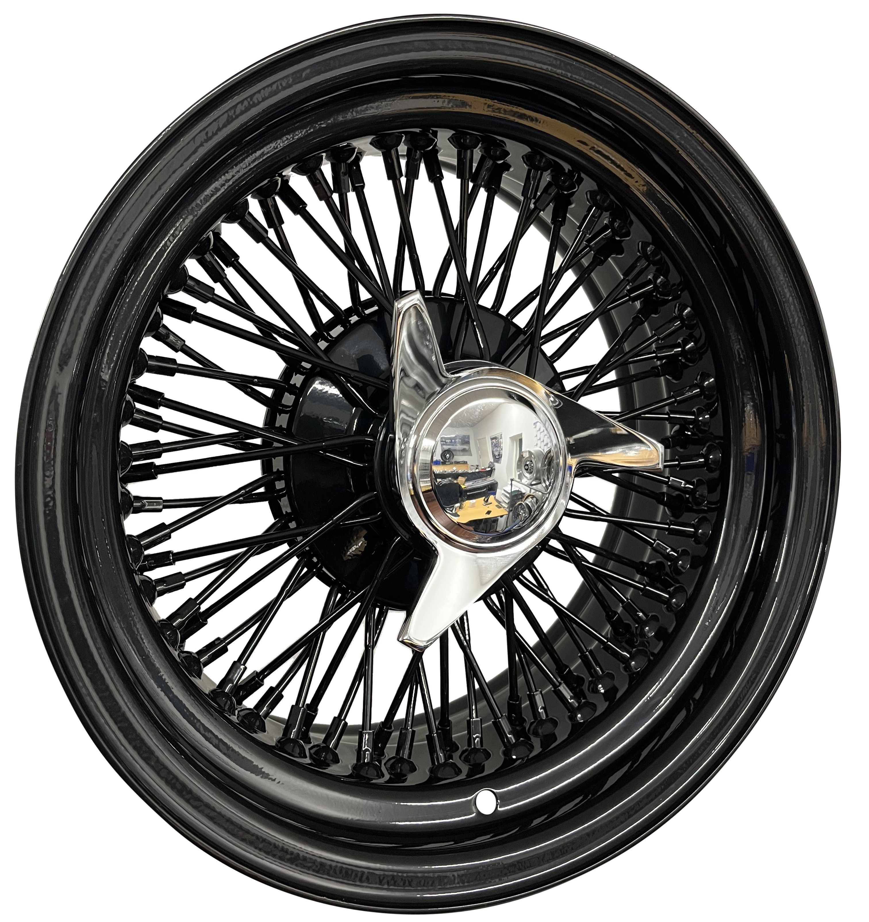 Show Wire Wheels All Black 72 Speichen Cross