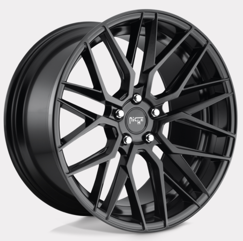 Gamma Mattschwarz 19x8,5 5x4,72