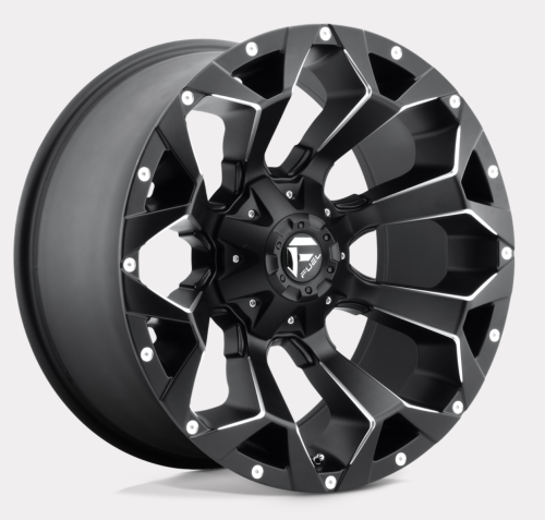 Assault Mattschwarz 17x9 6x5,3 & 6x5,5 ET-12