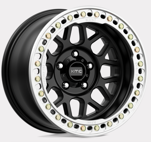 KM235 Grenade Satinschwarz 17x9 5x5