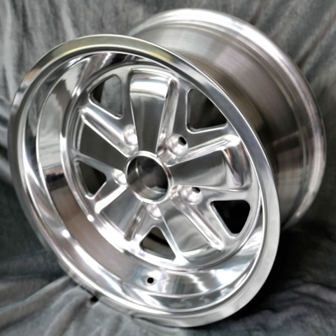 Maxilite 5 Spoke Vollpoliert passend für Porsche 16x8 5x130 hinten