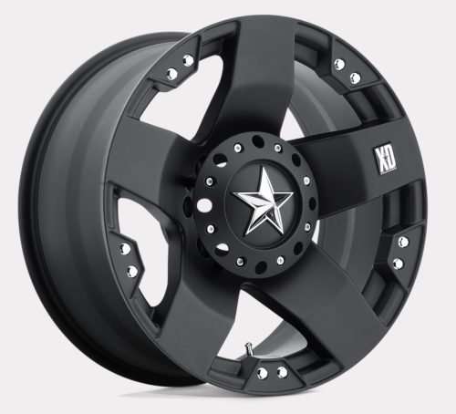 XD775 Rockstar Mattschwarz 18x9 6x5,4 & 6x5,5