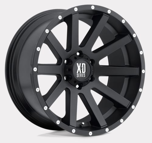 XD818 Heist Satinschwarz 20x10 6x5,5