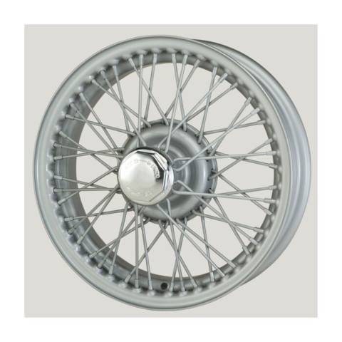 MWS 15x4 Silber R42 48 Speichen passend für Austin Healey Lotus Elite