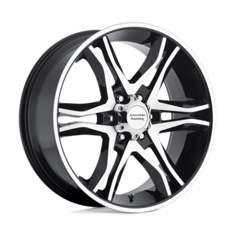 AR893 Mainline Glanzschwarz 17x8 6x5,5