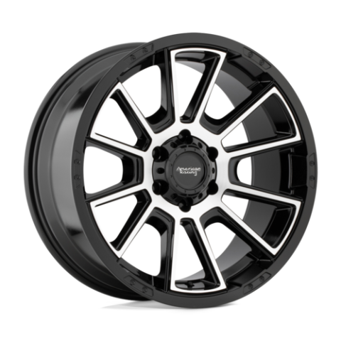 AR933 Glanzschwarz gefräst 20x9 5x5.90