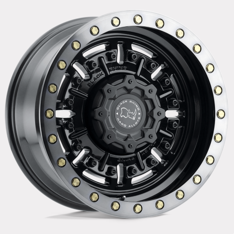 Abrams Glanzschwarz 17x8,5 6x4.5