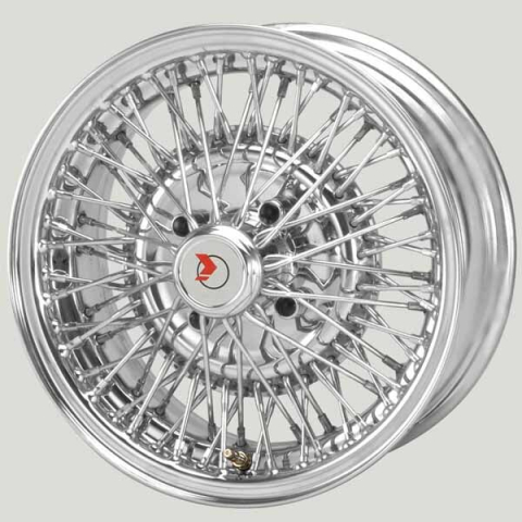 MWS 14x6 Chrom 4x108mm Bolt-On 72 Speichen passend für Alfa Romeo, Panther