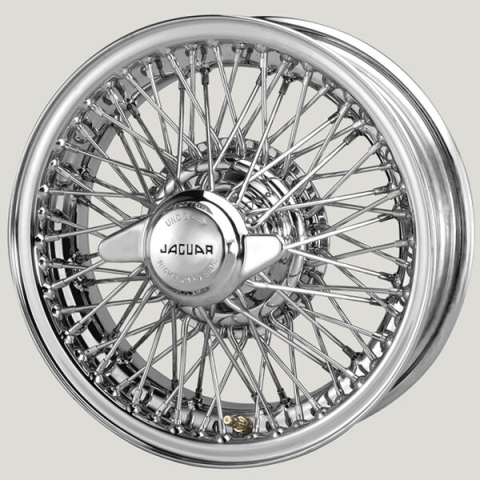 MWS 15x5 Chrom R52 72 Speichen passend für Alvis, Daimler, Jaguar, Jensen