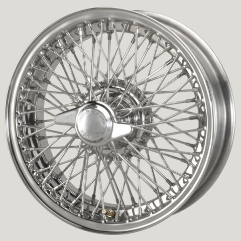 MWS 16x5 Edelstahl R42 72 Speichen passend für Aston Martin / Pegaso