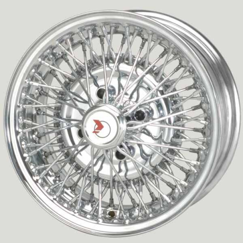 MWS 13x5.5 Chrom 4x106,6mm Bolt-On 72 Speichen passend für Panther Lima