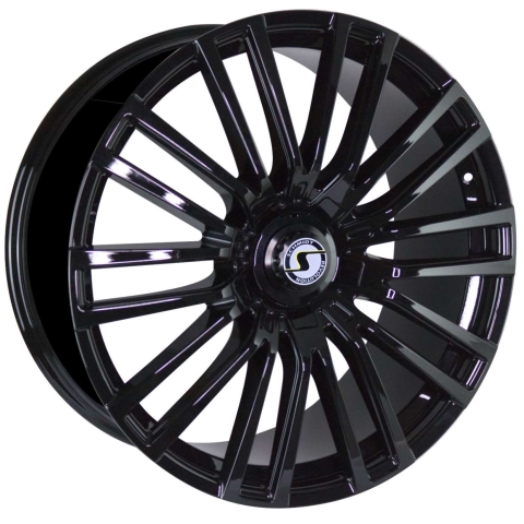 Dodge Eckstein Ram Glanzschwarz 23x12 5x5,5