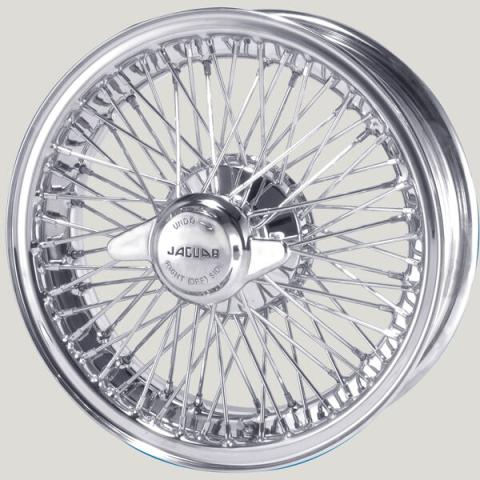 MWS 16x5 Chrom R52 72 Speichen passend für Jaguar XK Replicas (Kit Cars)