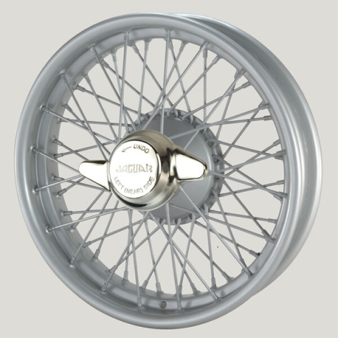 MWS 18x3.25 silber, R52, 60 Speichen passend für Jaguar SS1