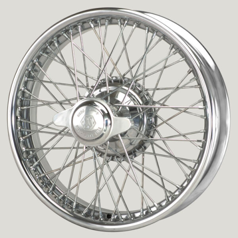 MWS 18x3.25 Chrom, R52, 60 Speichen One-piece passend für Jaguar SS100 original