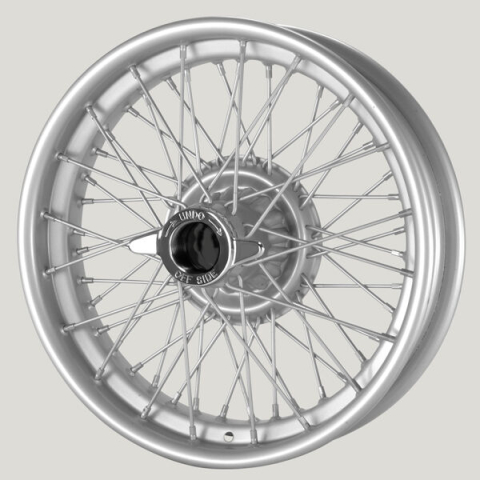 MWS 19x3.62 silber, 60 Speichen passend für Alvis gewellte Jelly Mold