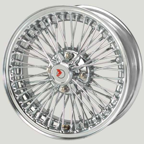 MWS 15x5,5 Chrom Bolt-On 64 Speichen passend für Kit Cars