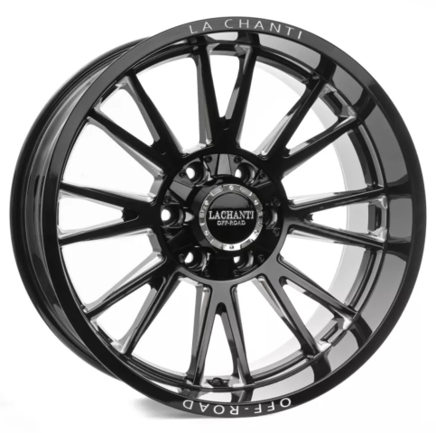 La Chanti LC-OF18 Glanzschwarz gefräst 20x10 6x5.5