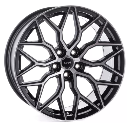 La Chanti LC-P2 Schwarz gefräst 19x8,5 5x4.72