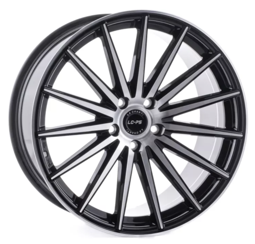 La Chanti LC-P5 Schwarz gefräst 19x9,5 5x4.41