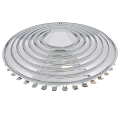 15" Starburst Chrom Moon Disc