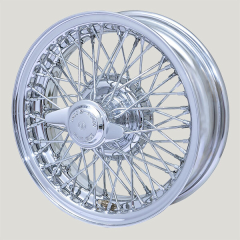 MWS 14x4.5 Chrom R42 60 Speichen passend für MGB & MGB GT