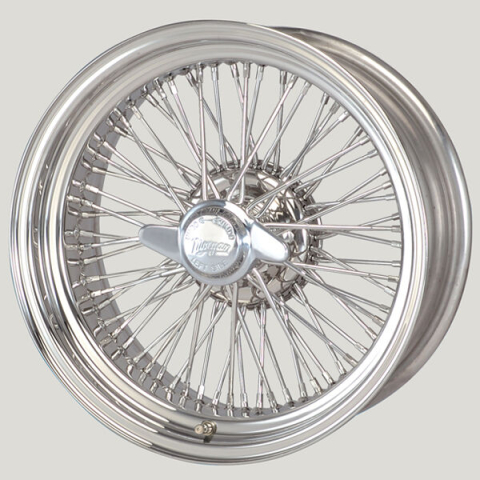 MWS 16x7 Edelstahl R42 66 Speichen passend für Morgan +8