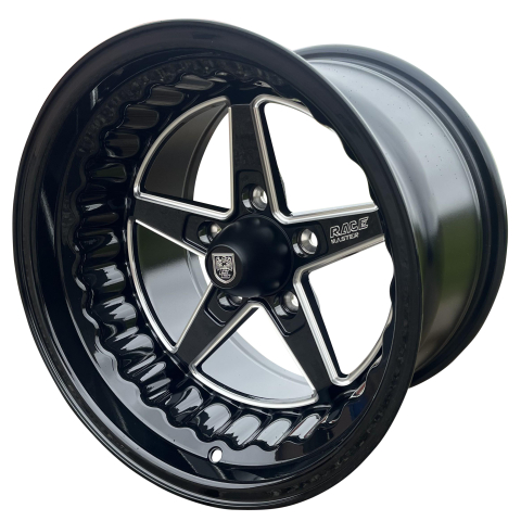 Muscle Car Racemaster Glanzschwarz 15x10 5x4.75
