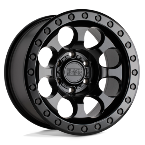 Riot Mattschwarz 17x8,5 5x4.5