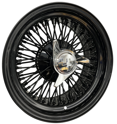Show Wire Wheels All Black 72 Speichen Cross 15x10 5x5.5