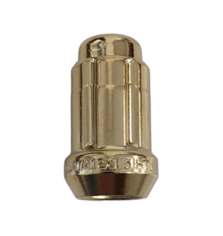 Gorilla Radmutter M12x1,5 Gold geschlossen