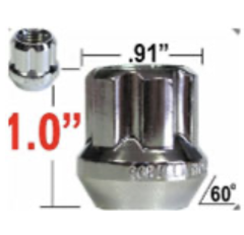 Gorilla Radmutter M14x1,5 Chrom offen