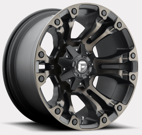Vapor Mattschwarz getönt 22x10 6x5,3 & 6x5,5