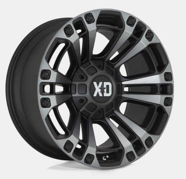 XD851 Monster 3 Satinschwarz 20x9 6x5,3 & 6x5,5