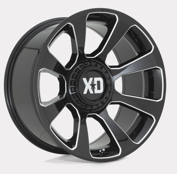 XD854 Reactor Glanzschwarz 20x9 6x5,3 & 6x5,5