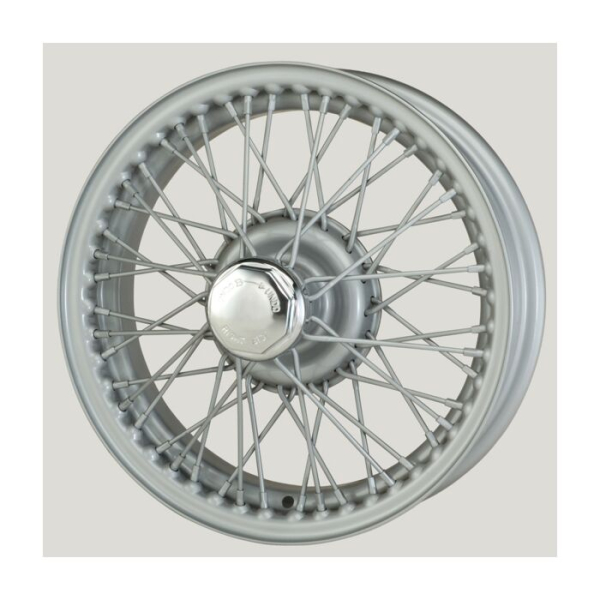 MWS 15x4 Silber R42 48 Speichen passend für Austin Healey Lotus Elite