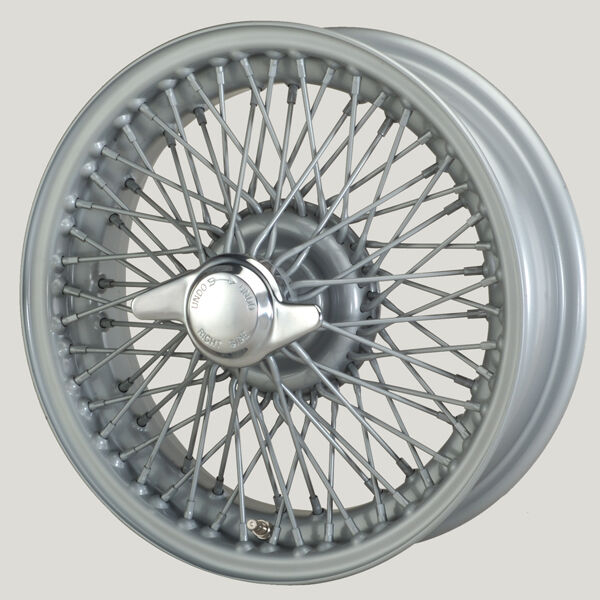 MWS 15x5.5 Silber R42 72 Speichen passend für Austin Healey MGC Panther