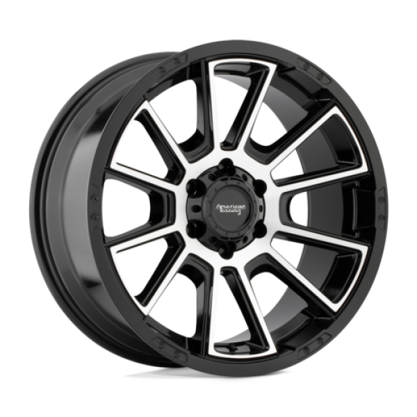 AR933 Glanzschwarz gefräst 20x9 5x5.90