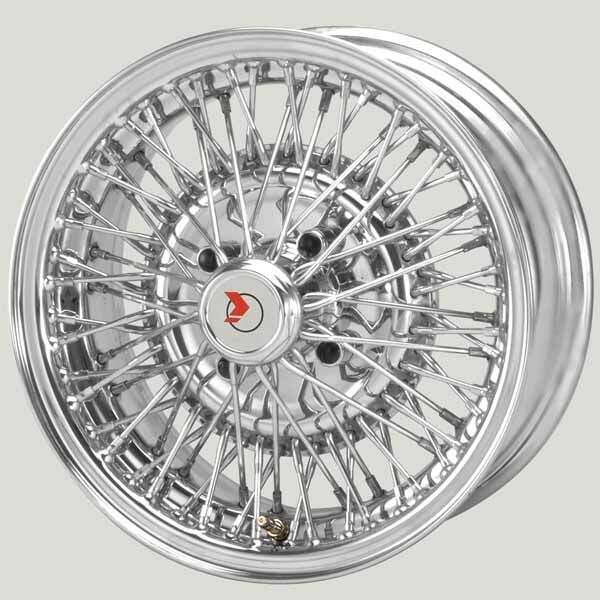 MWS 14x6 Chrom 4x108mm Bolt-On 72 Speichen passend für Alfa Romeo, Panther