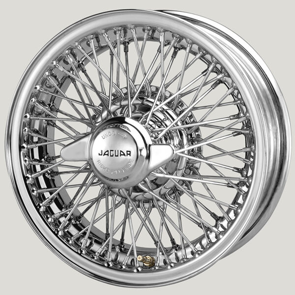 MWS 15x5 Chrom R52 72 Speichen passend für Alvis, Daimler, Jaguar, Jensen
