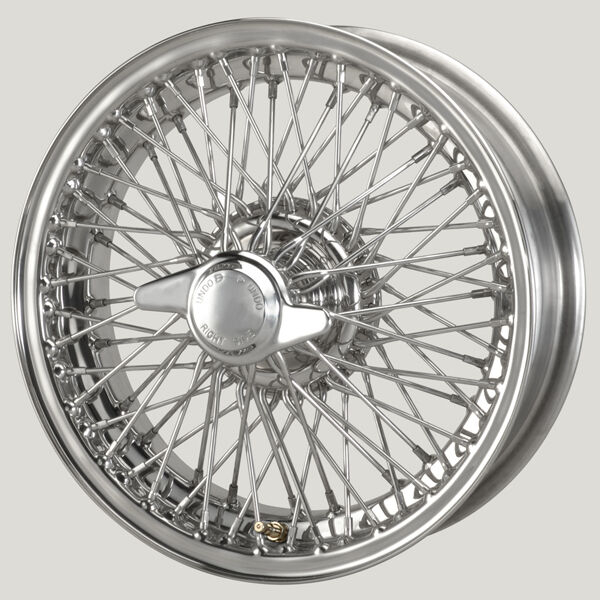 MWS 16x5 Edelstahl R42 72 Speichen passend für Aston Martin / Pegaso