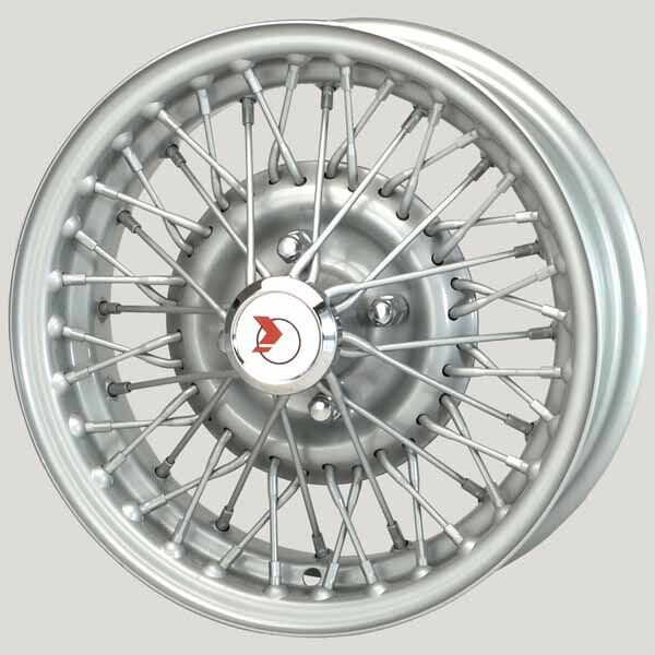 MWS 13x4.5 Silber 4x95,3mm Bolt-On 48 Speichen passend für Triumph, Bond