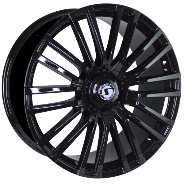 Dodge Eckstein Ram Glanzschwarz 23x12 5x5,5