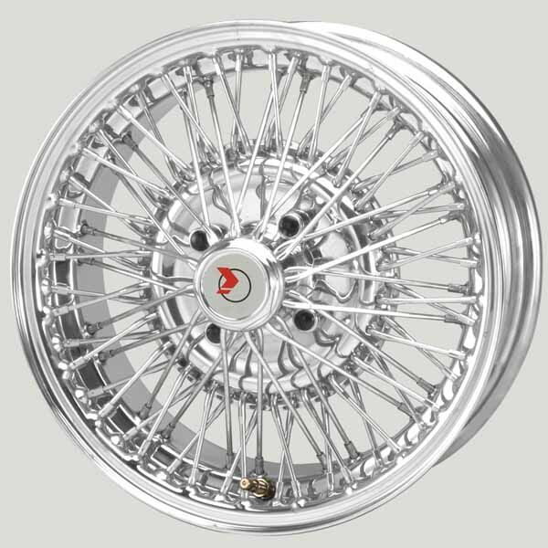 MWS 15x5.5 Chrom 4x108mm Bolt-On 72 Speichen passend für JBA, Sabre Royal