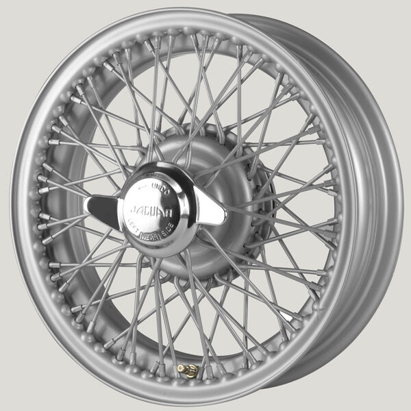 MWS 16x5 Silber R52 60 Speichen passend für Jaguar C-Type Replica (Kit Cars)