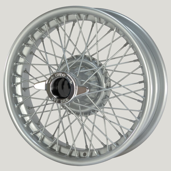 MWS 19x3.62 silber, 60 Speichen passend für Alvis gewellte Jelly Mold