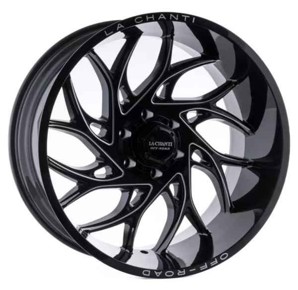 La Chanti LC-OF20 Glanzschwarz gefräst 22x10 6x5.5
