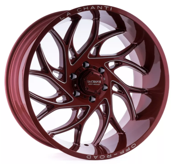 La Chanti LC-OF20 Glanzrot gefräst 22x11,5 6x5.5