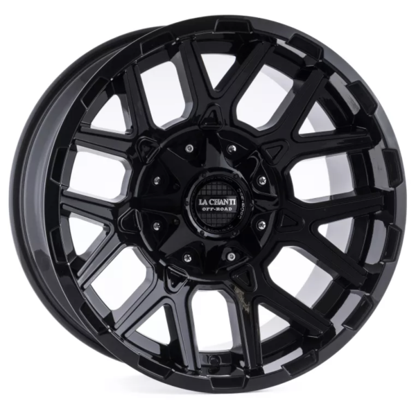La Chanti LC-OF2 Glanzschwarz 20x10 6x5.3/6x5.5